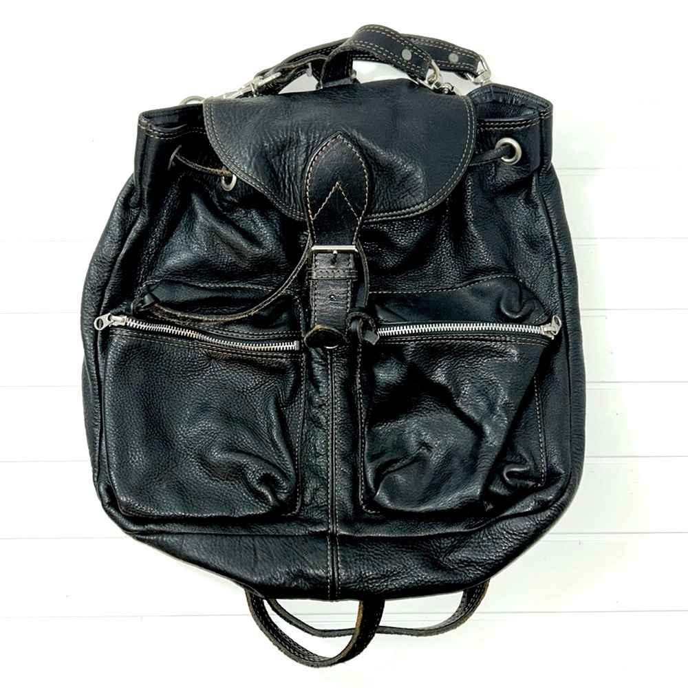 Rugby Leather Convertible Backpack